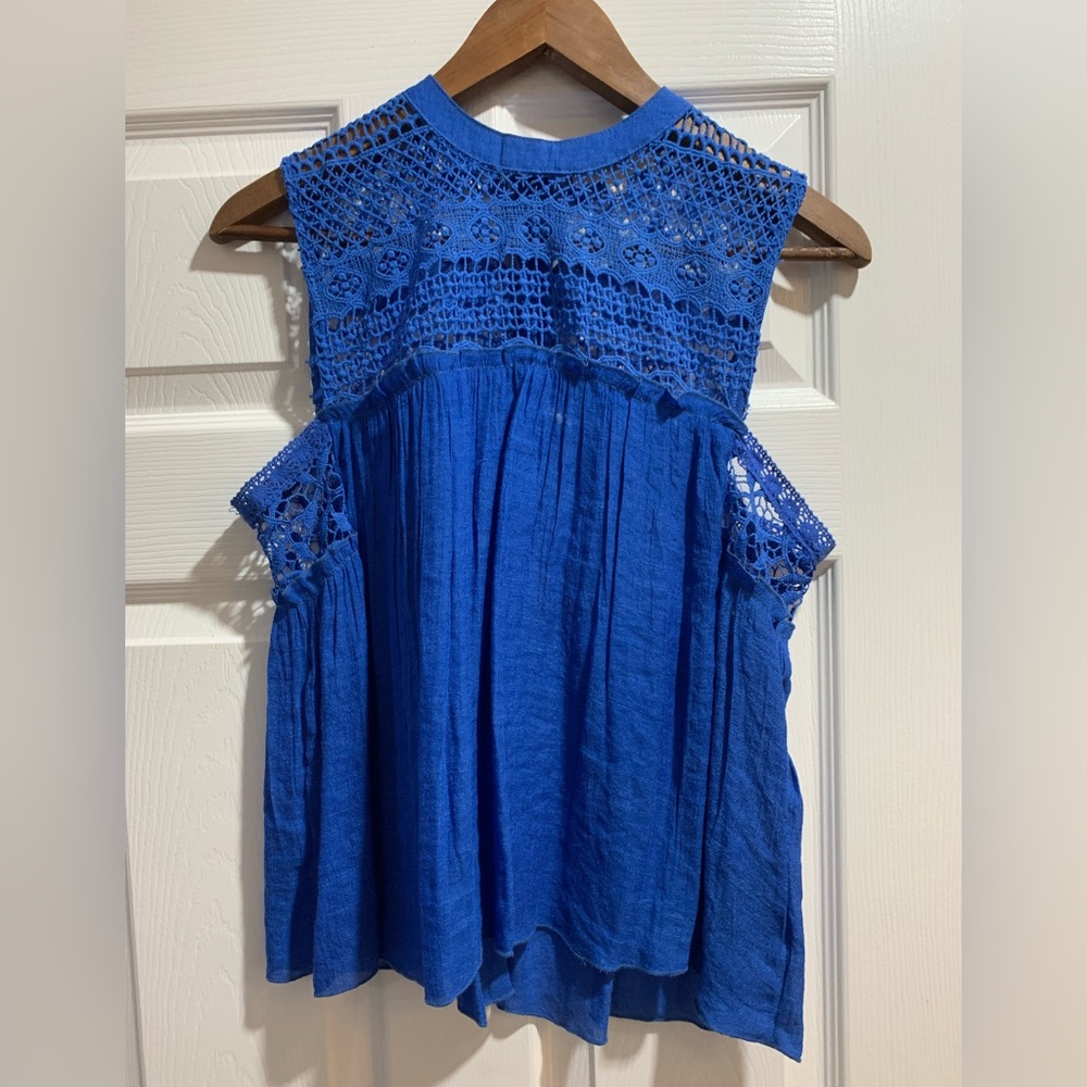 Rebellion blue blouse